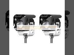 Larga vida YAYE Motocicleta LED luces de niebla de conducción de 60W Ámbar y luces de proyector blanco