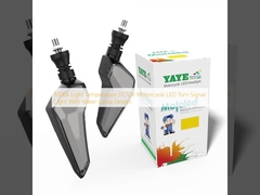 6500k Temperatura de luz DC12V Motocicleta LED Luz de señal de giro con diseño de lámpara de agua
