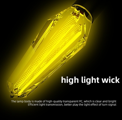 30000h Lifespan Motorcycle Flashing Lights LED Flowing Water Blinker Turn Signals