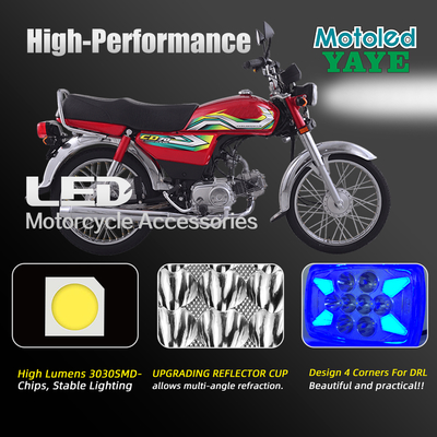 YAYE 3030SMD LED Headlight for CD70 CG125 70cc Motorcycles