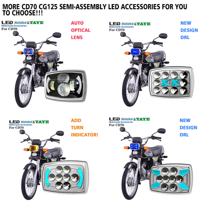YAYE 3030SMD LED Headlight for CD70 CG125 70cc Motorcycles