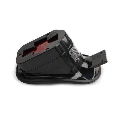 12V Universal Fit LED Motorcycle Tail Light with 12-Month Warranty - Flame Style Rear Light