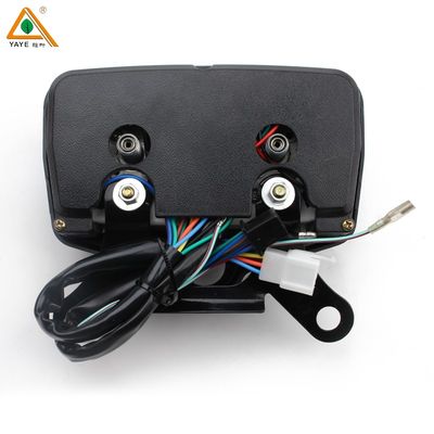 CG125/SY125-20 SIVAN Rectangular Dual Gauge 125cc Motorcycle Speedometer Assembly USB Instrument