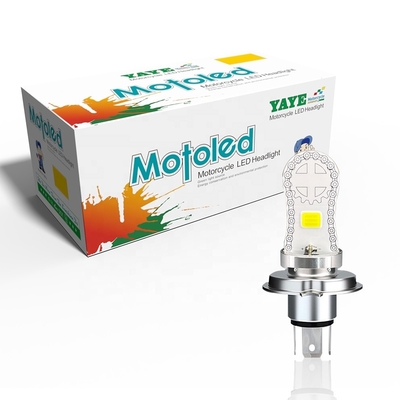 AC/DC8-80V H4 HS1 BA20D H6 COB lámpara delantera LED para motocicleta con tabla de base de aluminio