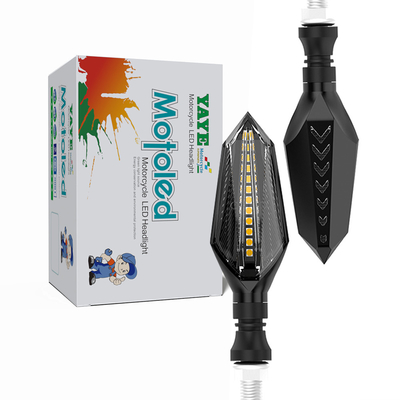 Yae ABS PC lámpara de agua DC12V de motocicleta LED señal de giro luz indicadora