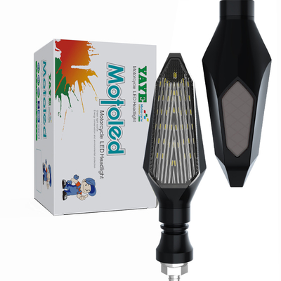 DC12V Voltage Motorcicleta resistente al agua LED luz de señal de giro 2PCS dentro de 120mm * 30mm