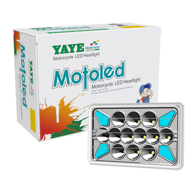 Faro de motocicleta LED CG125 DC12V con DRL e intermitentes