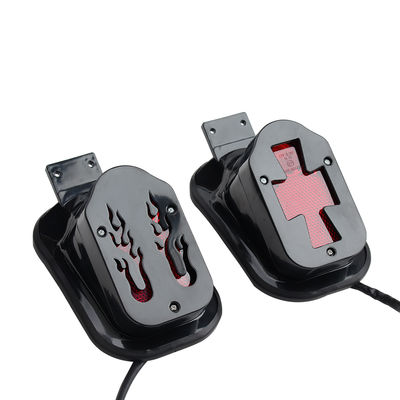 Luz de cola de motocicleta LED de ajuste universal de 12V con garantía de 12 meses - Luz trasera de estilo llama